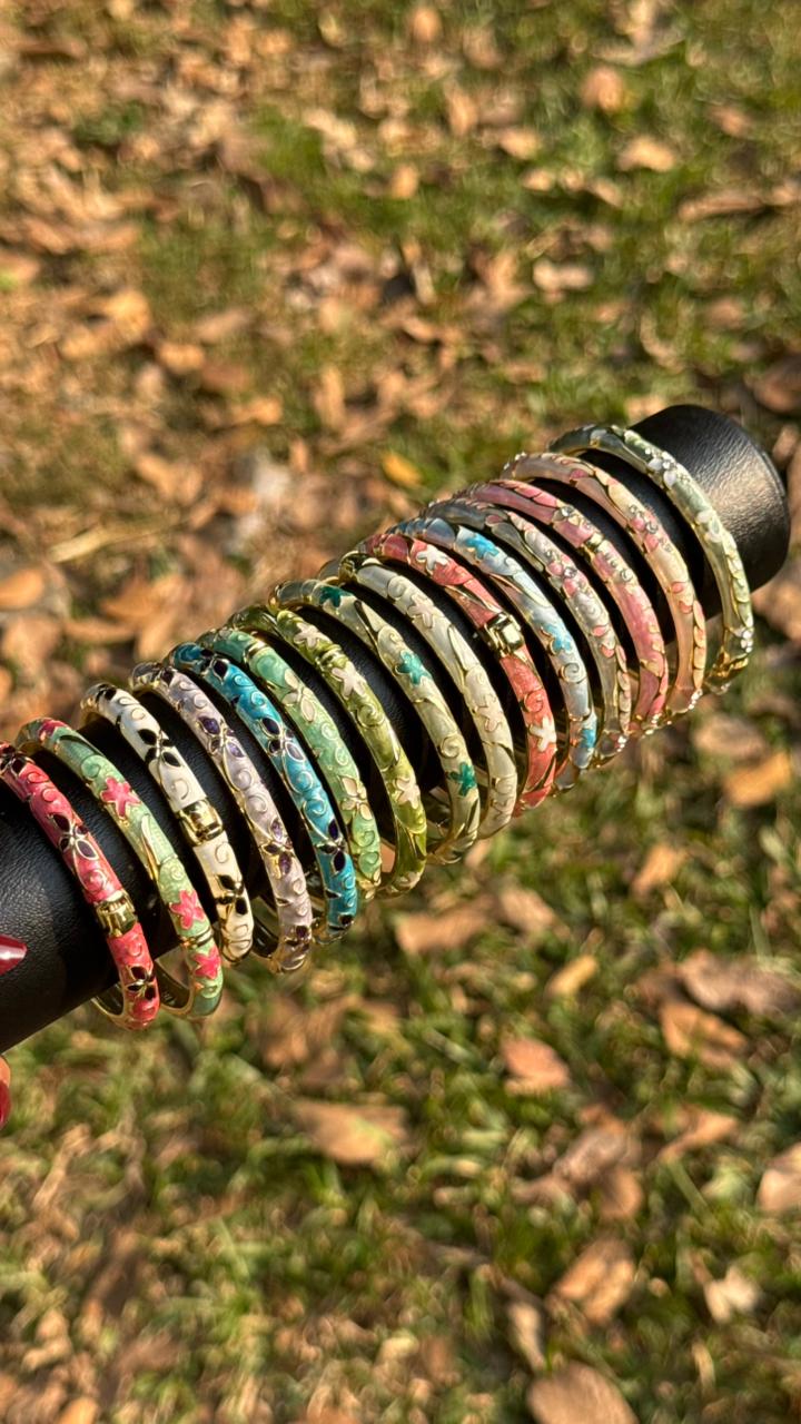 Classic Enamel Bangle